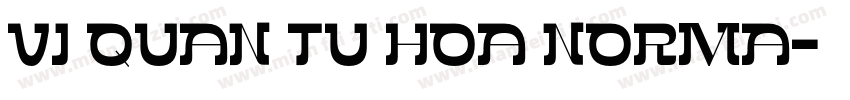 VI Quan Tu Hoa Norma字体转换